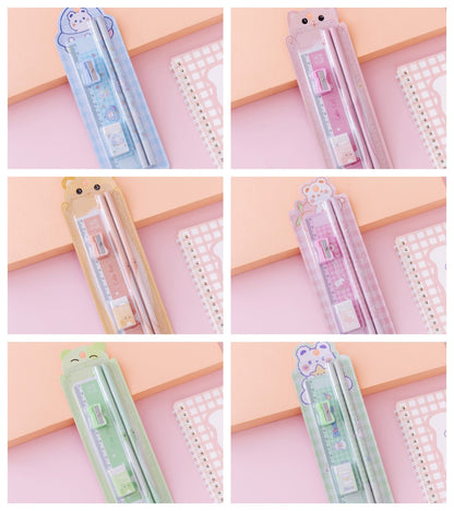 Girl School Supplies Set Gift Box Gift Bag Primary School Pupil Pencil Stationery