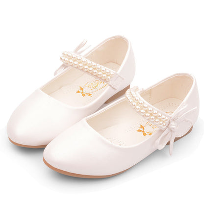 Girls' Photography Flat Leather Shoes (Available)