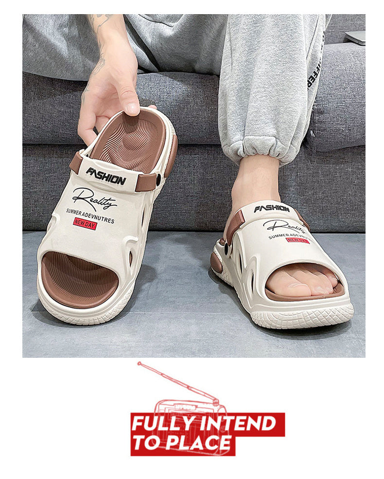 Slippers Men's Summer Outdoor Slip-on Sandals (Available)