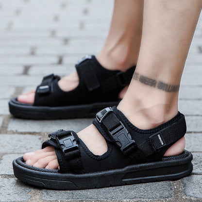 Men's Sandals Men's Casual Fashion Trendy Students Wear Beach Slippers Outside Sports (Available)