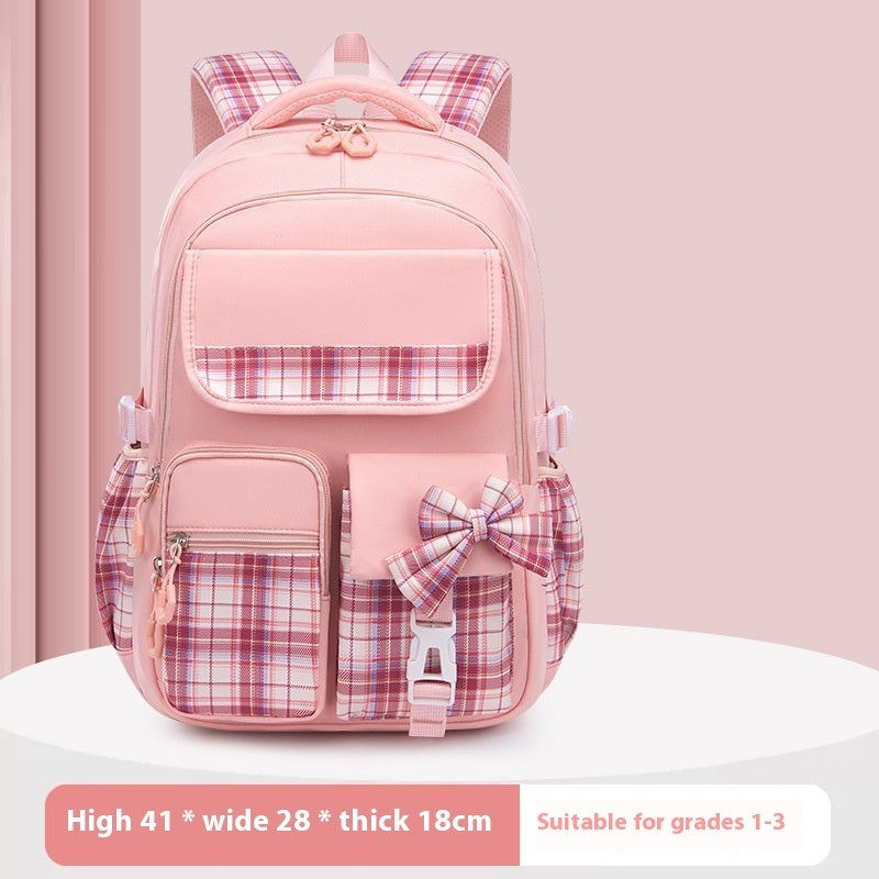 Children's Backpack Lightweight Spine-protective Burden Reduction Large Capacity