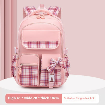 Children's Backpack Lightweight Spine-protective Burden Reduction Large Capacity