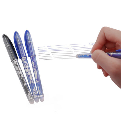 Blue Ink Erasable Pen Set School Office Stationery