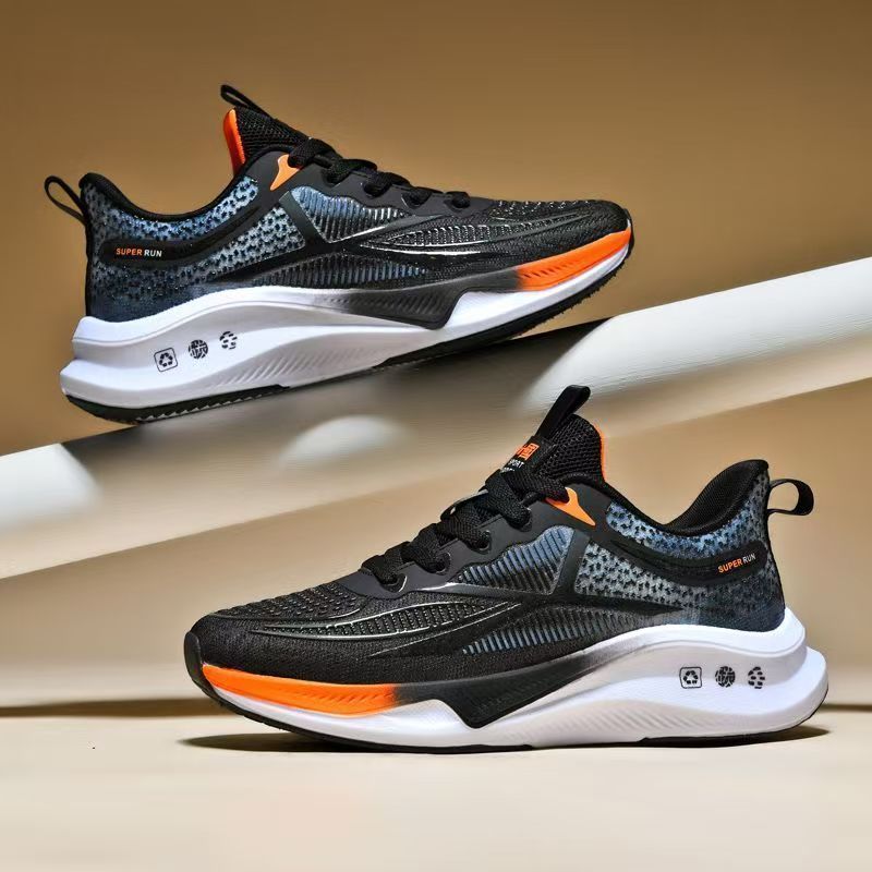 Ultralight Running Shoes Sneaker Breathable Shock Absorption Soft Bottom  (Available)
