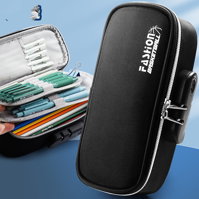 2 Password Locks Pencil Case Primary School Stationery Box Pencil Case Middle School Students