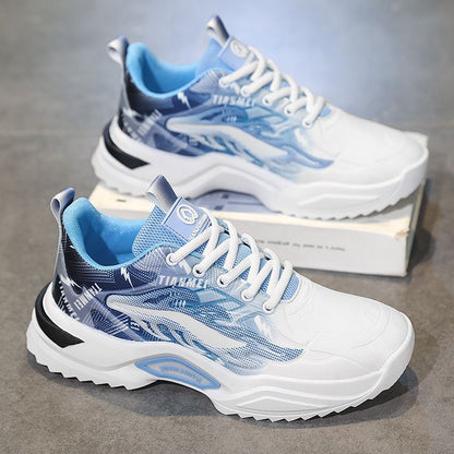 Spring Student Sports Casual Mesh Clunky Versatile Trendy Shoes Breathable Shoes Men   (Available)