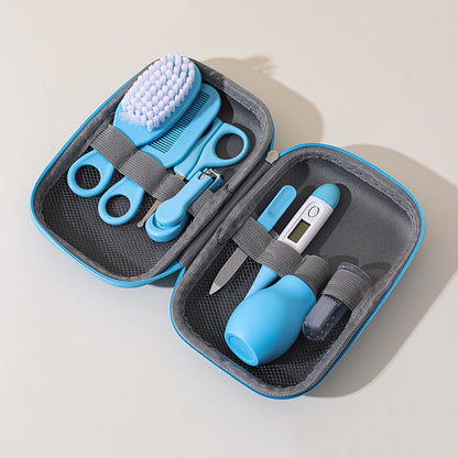 Children's Baby Nails Cutting Pliers 8 Eight-piece Set Eva Bag Care Suit (Available)