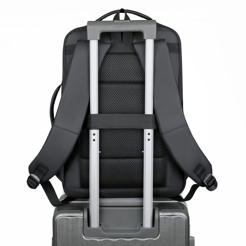 Backpack Men's Large Capacity Outdoor Travel Bag Hand-carrying Multifunctional Business Computer Bag Simple (Available)