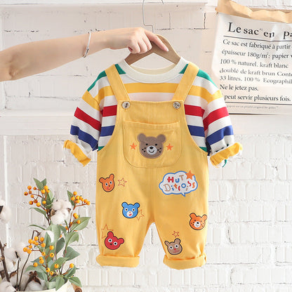 Boys' Top Overalls Suit (Available)