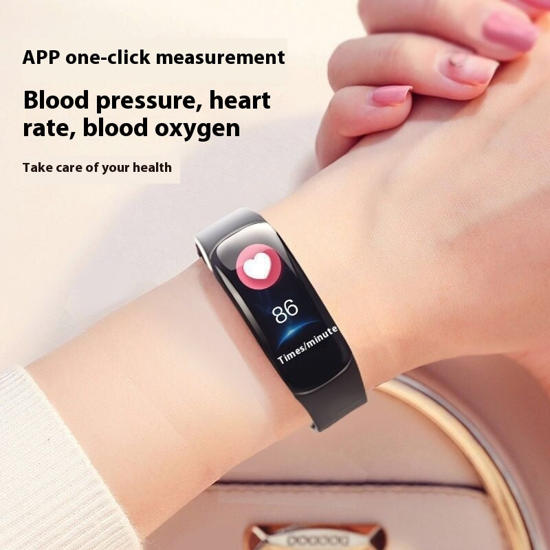 C1 Blood Pressure Heart Rate Waterproof Color Screen Bluetooth Pedometer Sports Watch (Available)