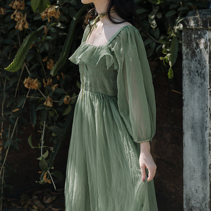 Women's Temperament Fashion Solid Color Dresses