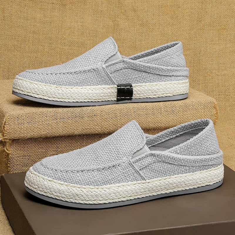 Summer Leisure Old Beijing Linen Cloth Shoes (Available)