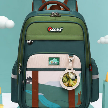 Large Capacity Primary School Student Schoolbag Lightweight And Wear-resistant   (Available)