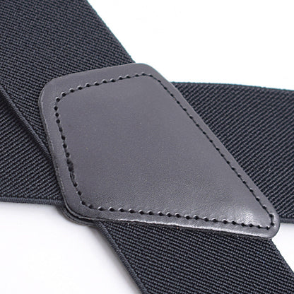Unisex 4 Clip Straps 5CM Plus Loose Tight Suspenders Strap Clip (Available)