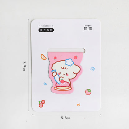 Cute Magnetic Bookmark Creative Cartoon Stationery For Primary School Students