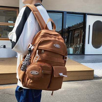 High School And College Student College Style Computer Bag Couple Backpack