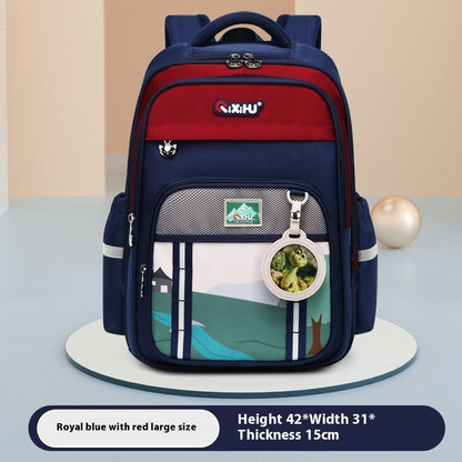 Large Capacity Primary School Student Schoolbag Lightweight And Wear-resistant   (Available)