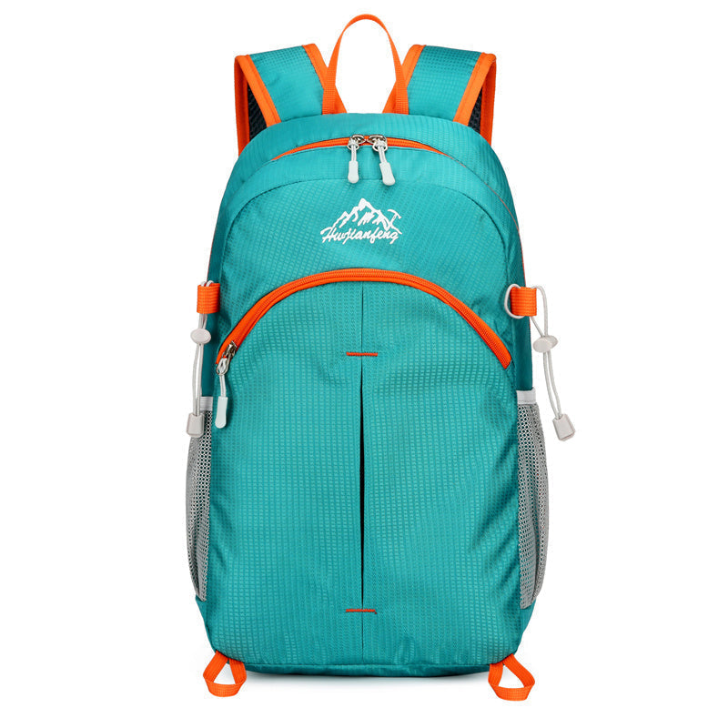 100% Foldable Sport Backpack Outdoor Travel Lightweight Double Shoulder Bag Large Capacity Storage Bag Waterproof Material  (Available)