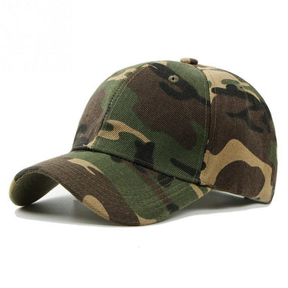 Fashion casual camouflage baseball cap Peaked cap (Available)