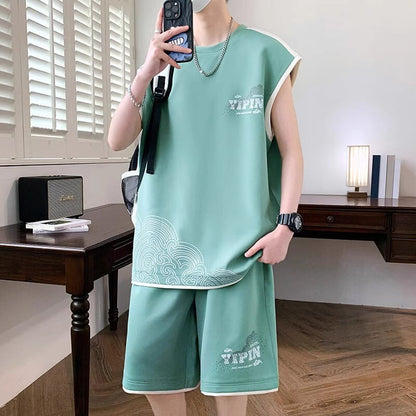 Summer Suit Boys Trend Handsome  (Available)