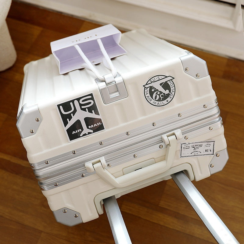 Large Capacity Travel Aluminum Frame Password Luggage  (Available)