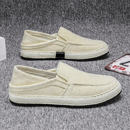 Summer Leisure Old Beijing Linen Cloth Shoes (Available)