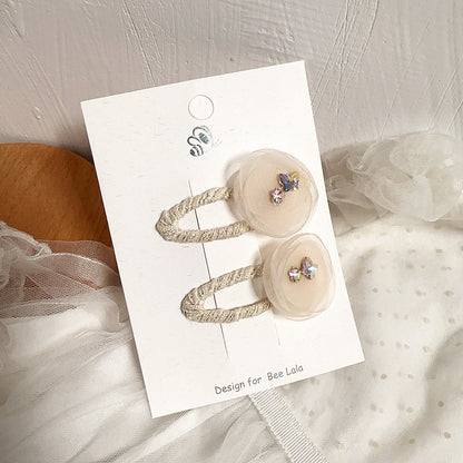 Children's Super Fairy Sweet Press Clip Hair Accessories