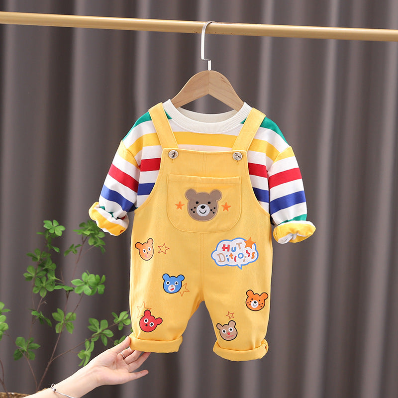 Boys' Top Overalls Suit (Available)