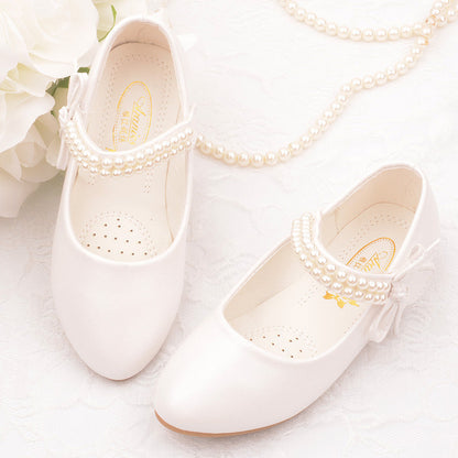 Girls' Photography Flat Leather Shoes (Available)