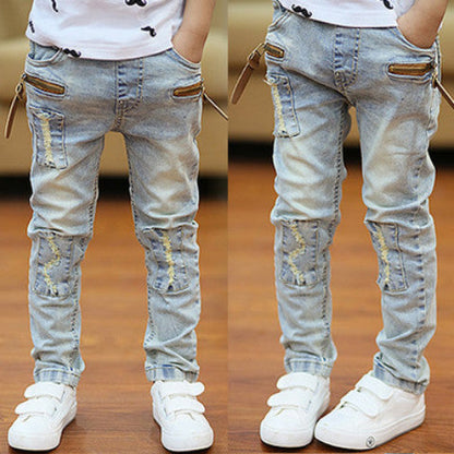 Boys' Denim Trousers Trousers Children's Clothing  (Available)