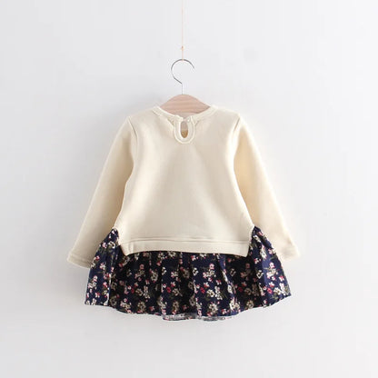 Baby girl Dresses Spring Girls Clothes Princess Dress Flower Dress For Girl Cute Infant toddler Fashion Baby Girl Clothes 18M-6Y
