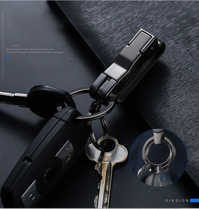 Car Keychain Keyring Keychain Car Men's Waist Hanging Car Keychain Men Gift Creative Car Accessories