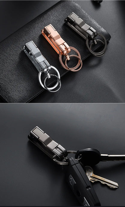 Car Keychain Keyring Keychain Car Men's Waist Hanging Car Keychain Men Gift Creative Car Accessories