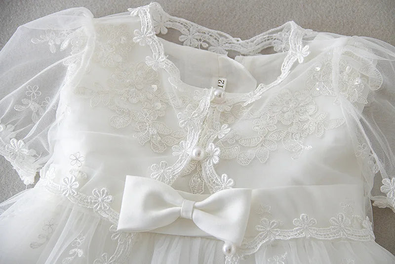 New Infant Dress Newborn Clothes Baby Christening Princess Party Dresses For Baby Girls Kids 1 Year Birthday Christmas 3 12 24M