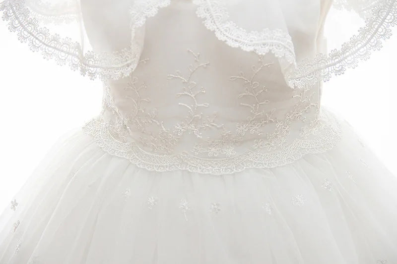 New Infant Dress Newborn Clothes Baby Christening Princess Party Dresses For Baby Girls Kids 1 Year Birthday Christmas 3 12 24M