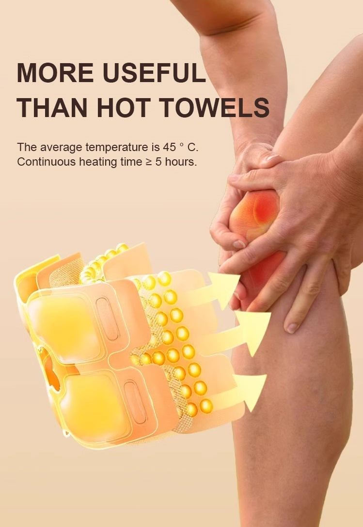 Self Heating Pain Relief Warm Knee Patch Pad (সেলফ হিটিং ব্যথা উপশম ওয়ার্ম হাঁটুর প্যাচ প্যাড)    (Available)