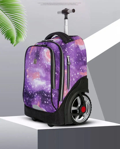 School Bag for girls with wheels Travel Rolling backpack Bags for teenagers travel trolley bag Children wheeled backpack bags