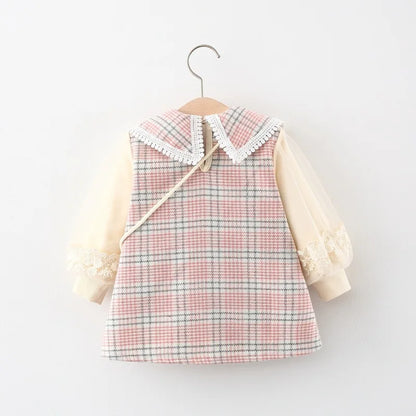 2021 new born baby girl clothes spring fall dress costume for infant  baby clothing girls 1 year birthday princess dresses dress