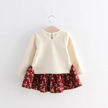 Baby girl Dresses Spring Girls Clothes Princess Dress Flower Dress For Girl Cute Infant toddler Fashion Baby Girl Clothes 18M-6Y