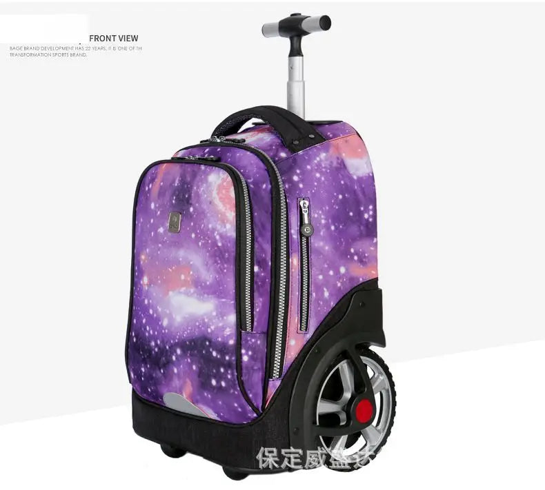 School Bag for girls with wheels Travel Rolling backpack Bags for teenagers travel trolley bag Children wheeled backpack bags