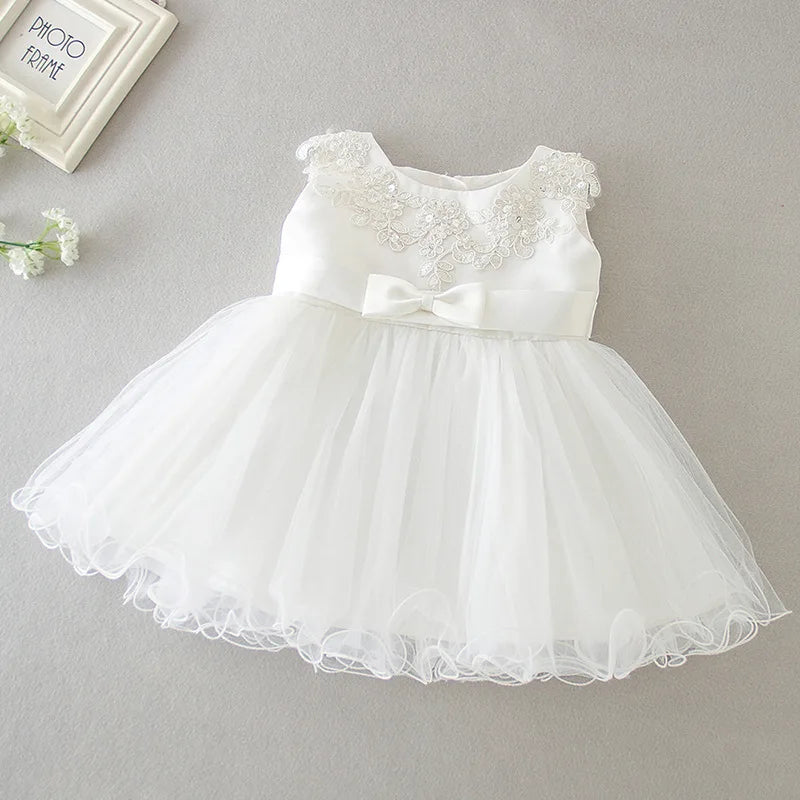 New Infant Dress Newborn Clothes Baby Christening Princess Party Dresses For Baby Girls Kids 1 Year Birthday Christmas 3 12 24M