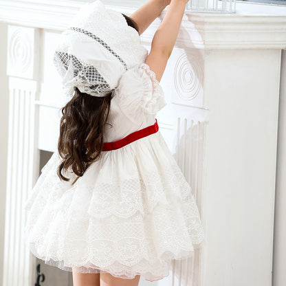 Summer Baby Girls Flower Girl Dresses  Kids Dresses for Girls Eid Dress for Party and Festival Christmas Fashion Sweet Clothes