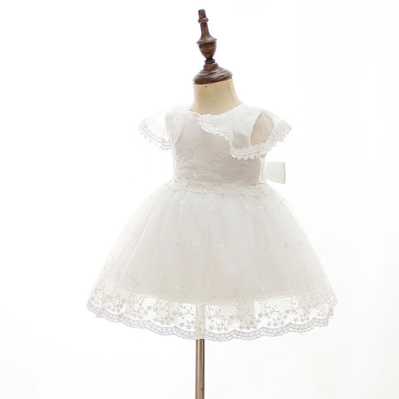 New Infant Dress Newborn Clothes Baby Christening Princess Party Dresses For Baby Girls Kids 1 Year Birthday Christmas 3 12 24M