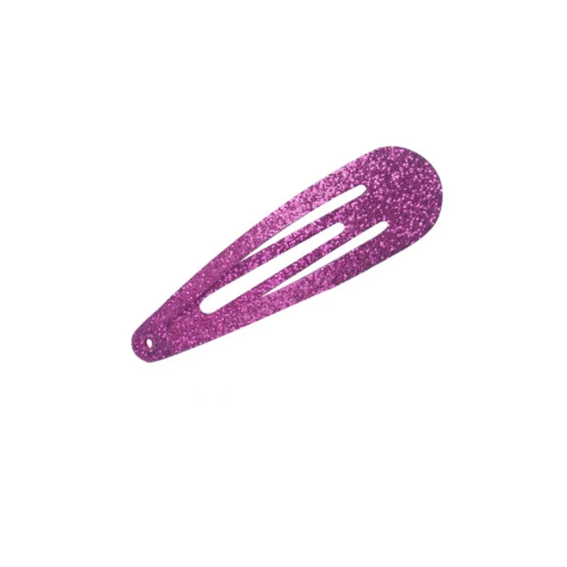 Hair Accessories 20Pcs/Lot Shining Head Decoration Glitter Sequin Powder Hairpin Dripping BB Clip Barrettes Hair Clips For Girls