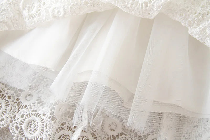 New Infant Dress Newborn Clothes Baby Christening Princess Party Dresses For Baby Girls Kids 1 Year Birthday Christmas 3 12 24M
