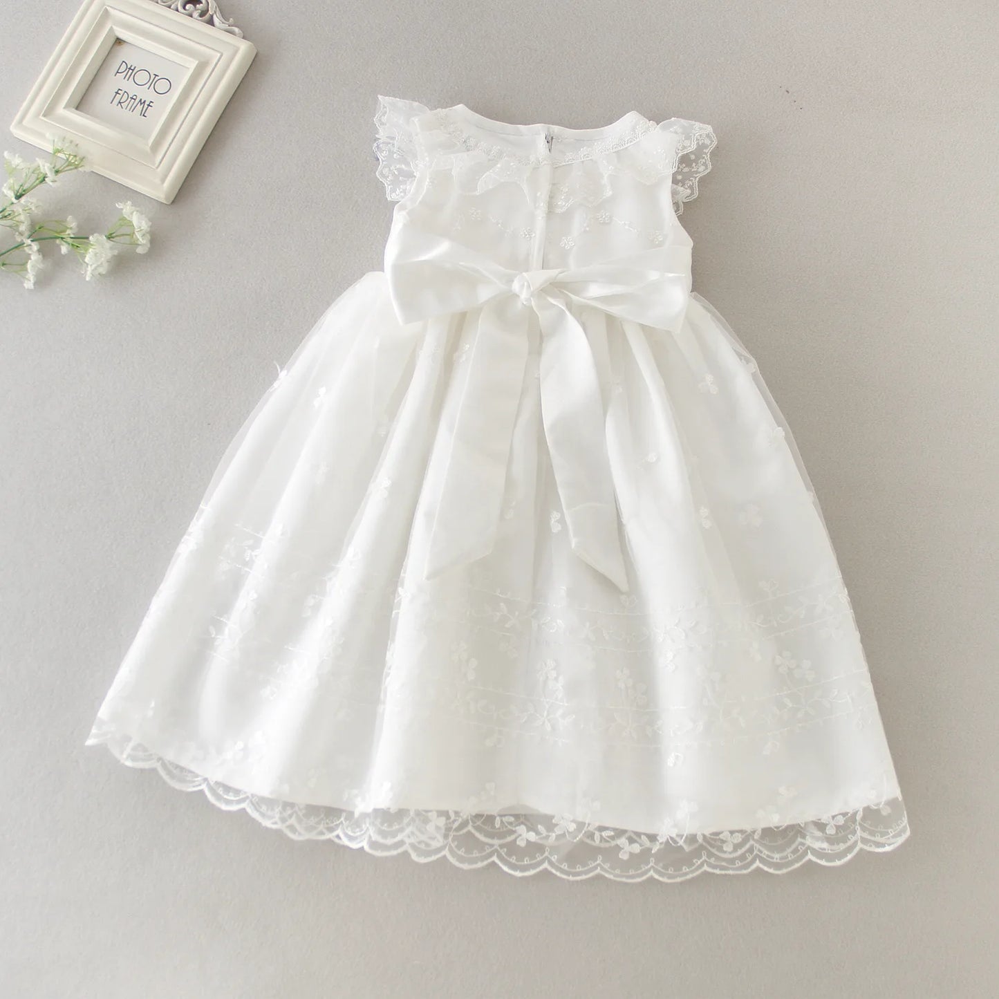 New Infant Dress Newborn Clothes Baby Christening Princess Party Dresses For Baby Girls Kids 1 Year Birthday Christmas 3 12 24M