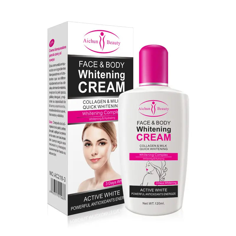Milk face and body whitening cream  (Available)
