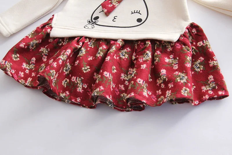 Baby girl Dresses Spring Girls Clothes Princess Dress Flower Dress For Girl Cute Infant toddler Fashion Baby Girl Clothes 18M-6Y