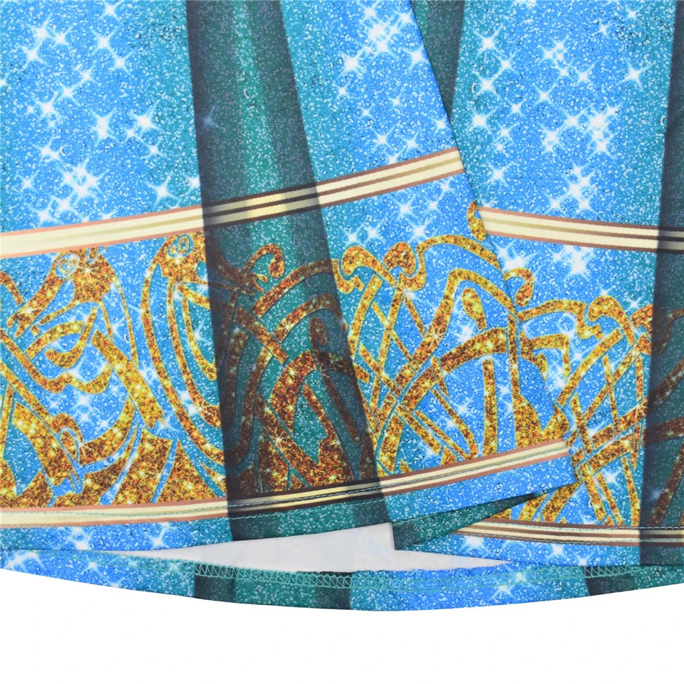 New Cartoon Movie Girls Princess Merida Dress Halloween Brave Princess Costume Children Green Velvet Long Sleeve Vintage Clothes