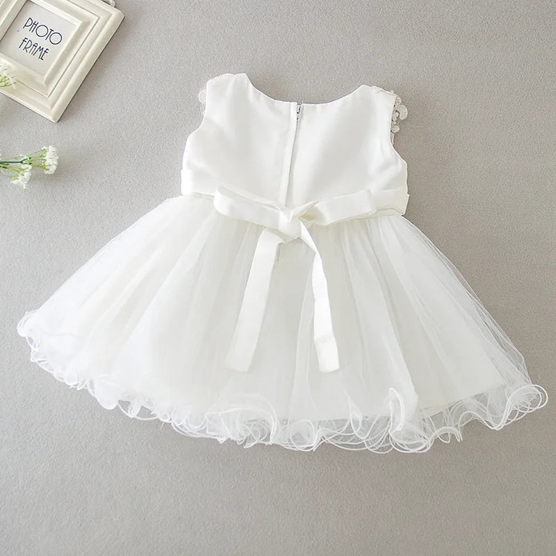 New Infant Dress Newborn Clothes Baby Christening Princess Party Dresses For Baby Girls Kids 1 Year Birthday Christmas 3 12 24M